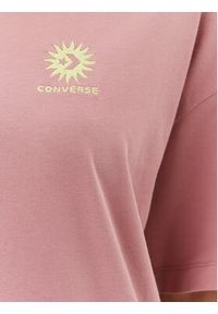 Converse T-Shirt Star Chevron Os Tee 10025213-A03 Różowy Regular Fit. Kolor: różowy. Materiał: bawełna #4