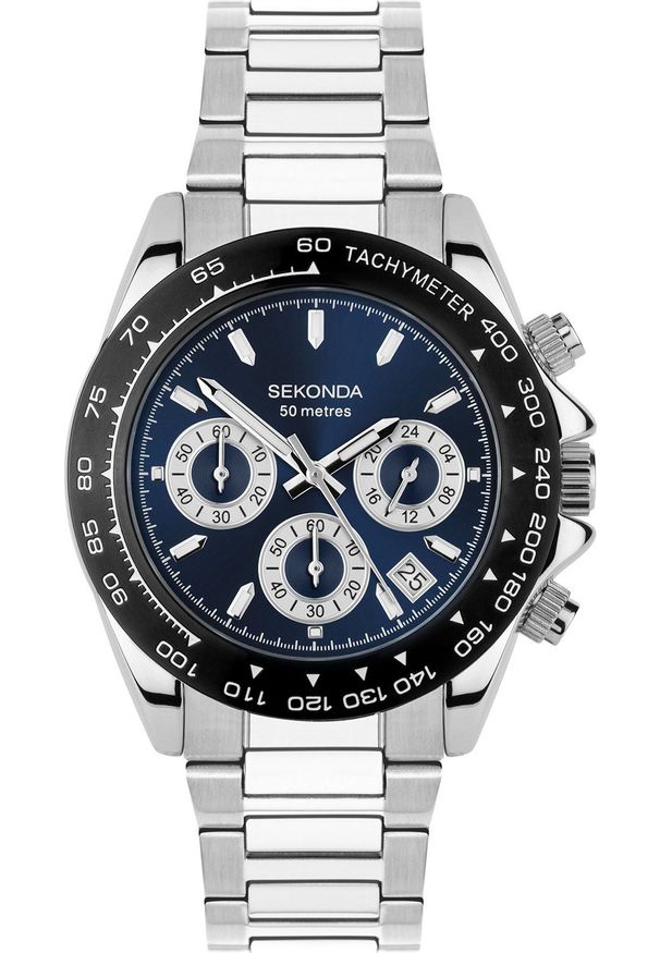 Zegarek Sekonda Zegarek męski Sekonda 30200 srebrny. Kolor: srebrny