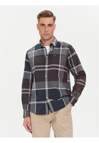 Barbour Koszula Dunoon MSH4980TN38 Granatowy Regular Fit. Kolor: niebieski. Materiał: bawełna