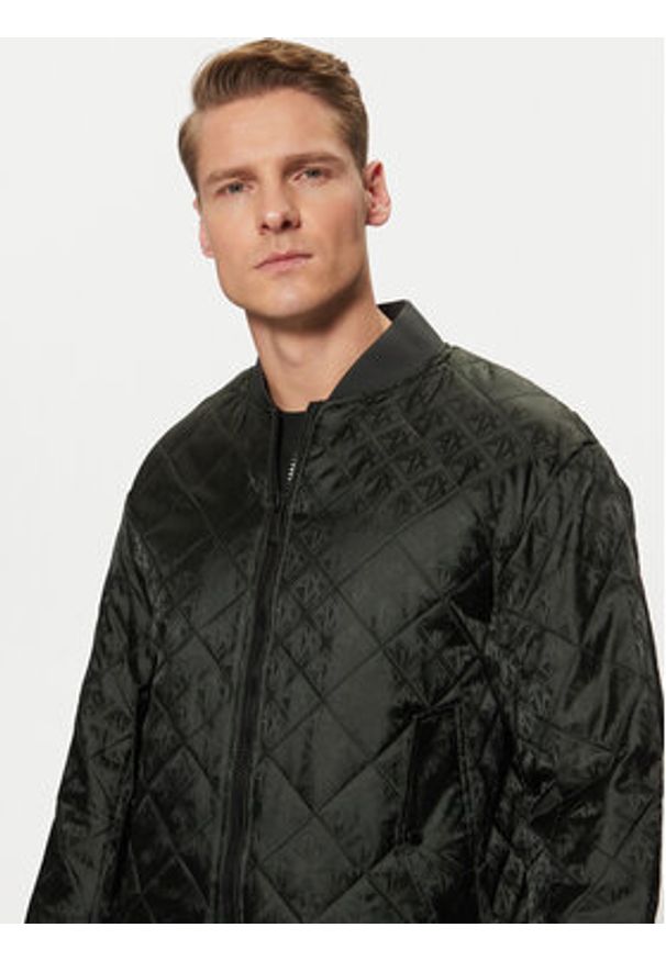 Armani Exchange Kurtka bomber XM000137 AF11895 UB001 Czarny Regular Fit. Kolor: czarny. Materiał: syntetyk