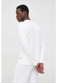 BOSS bluza bawełniana BOSS CASUAL 50468443 męska kolor biały gładka. Okazja: na co dzień. Kolor: biały. Materiał: bawełna. Wzór: gładki, aplikacja. Styl: casual #2