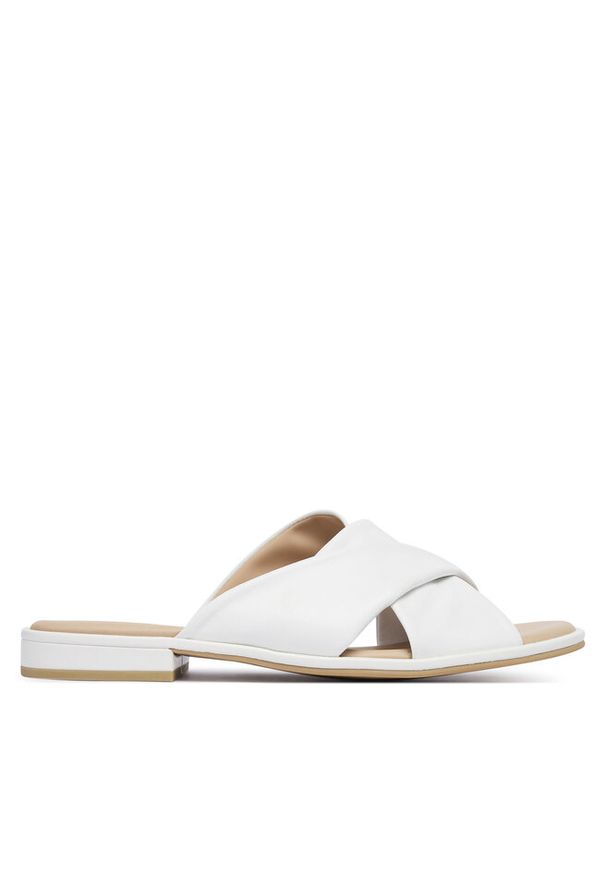 Klapki Caprice. Kolor: biały