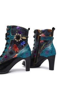 Laura Vita Trzewiki Alcbaneo 167 Czarny. Kolor: czarny. Materiał: skóra, lakier #5