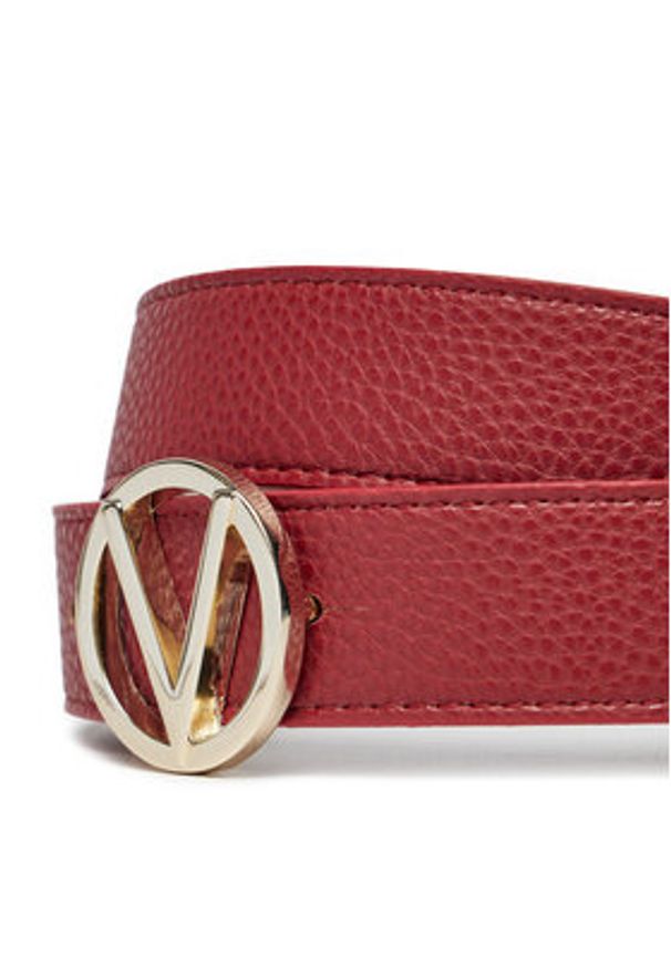 VALENTINO - Valentino Pasek Damski Roof VCS8KM57 Czerwony. Kolor: czerwony. Materiał: skóra