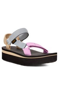 Teva Sandały Flatform Universal 1008844 Szary. Kolor: szary. Materiał: materiał #2