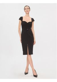 Rinascimento Sukienka koktajlowa CFC0116209003 Czarny Slim Fit. Kolor: czarny. Materiał: syntetyk. Styl: wizytowy #3