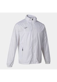Kurtka do piłki nożnej męska Joma Montreal przeciwdeszczowa. Kolor: biały. Sport: piłka nożna #1