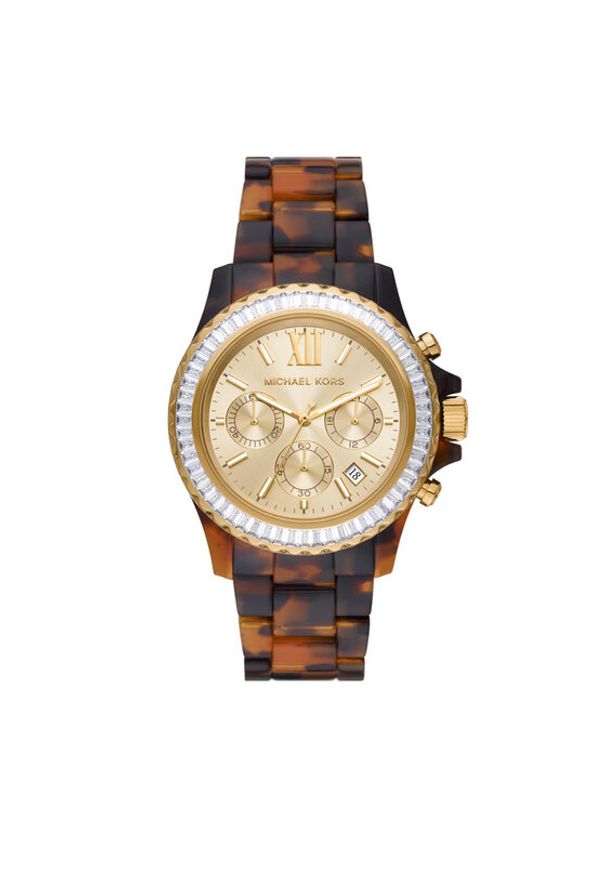 Michael Kors Zegarek Everest MK7239 Brązowy. Kolor: brązowy
