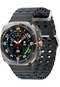SAMSUNG - Samsung Galaxy Watch Ultra 3,81 cm (1.5") AMOLED 47 mm Cyfrowy 480 x 480 px Ekran dotykowy 4G Srebrny, Tytan Wi-Fi GPS. Rodzaj zegarka: cyfrowe. Kolor: srebrny