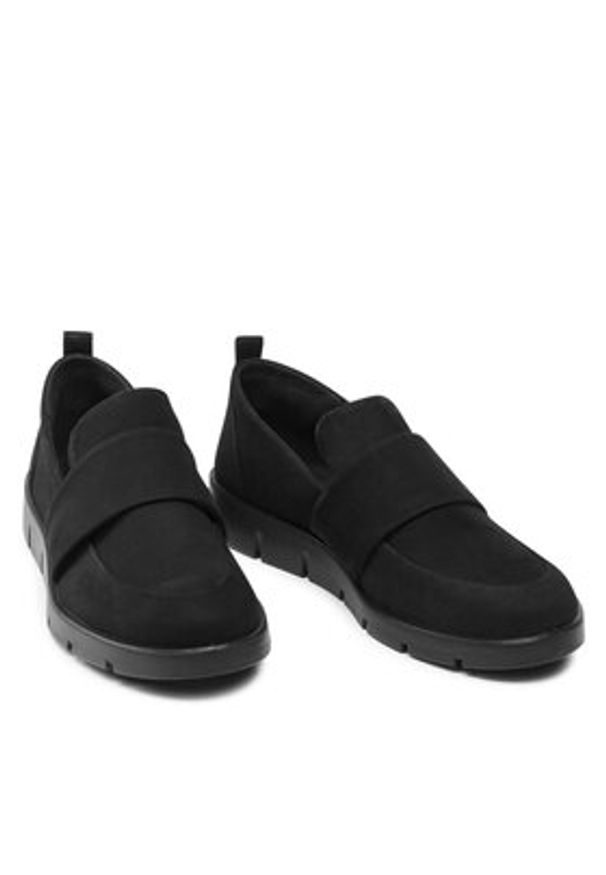 ecco - ECCO Półbuty Bella 28230302001 Czarny. Kolor: czarny. Materiał: nubuk, skóra