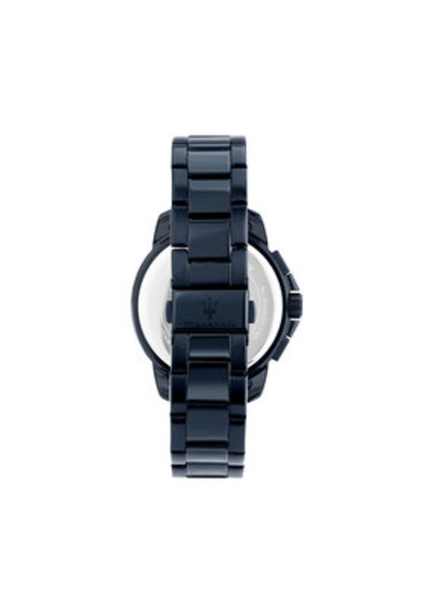 Maserati Zegarek Successo R8873621040 Granatowy. Kolor: niebieski