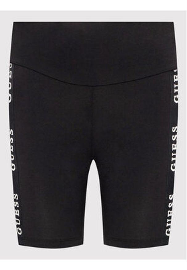 Guess Kolarki V2YD12 KABR0 Czarny Slim Fit. Kolor: czarny. Materiał: bawełna, syntetyk
