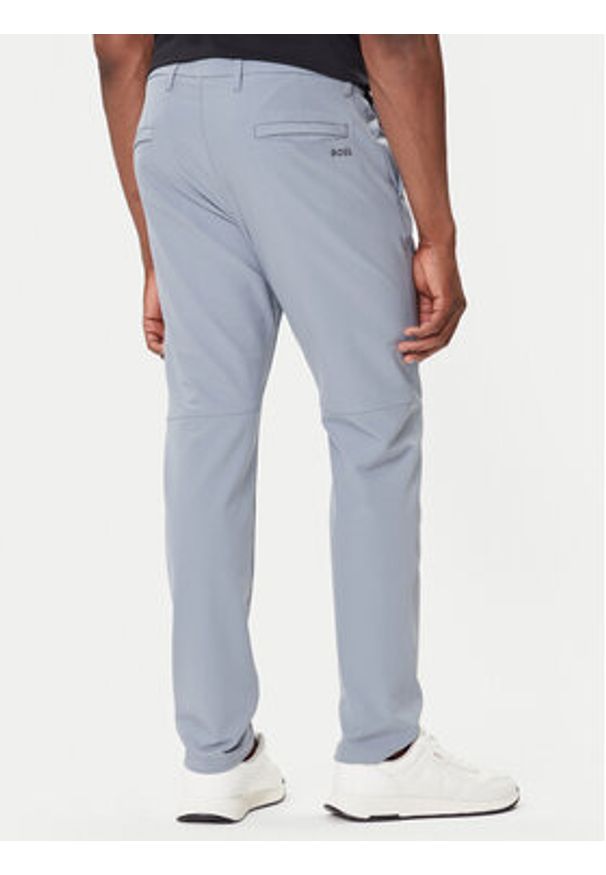 BOSS Spodnie materiałowe T_Commuter 50534303 Szary Slim Fit. Kolor: szary. Materiał: syntetyk