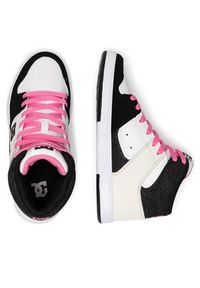 DC Shoes Sneakersy CURE HI TOP ADJS700096-BZD Beżowy. Kolor: beżowy. Materiał: skóra #5