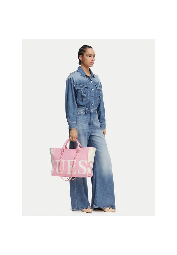 Torebka Guess. Kolor: różowy