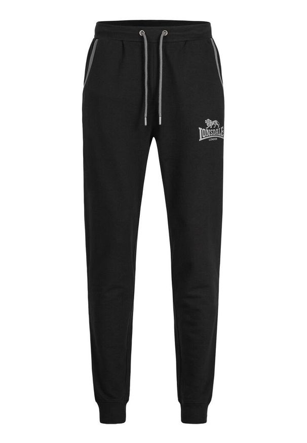 Spodnie do biegania Lonsdale Wansford. Okazja: na co dzień. Kolor: wielokolorowy, szary, czarny. Materiał: dresówka. Styl: casual, elegancki, sportowy