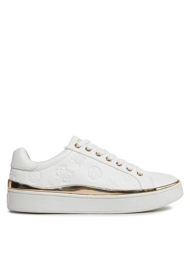 Guess Sneakersy FL8BNY FAL12 Biały. Kolor: biały. Materiał: skóra