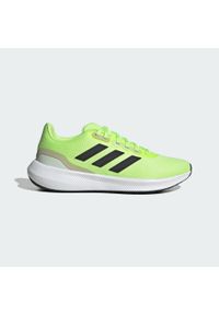 Buty do biegania dla dorosłych Adidas Runfalcon 3 Shoes. Kolor: czarny, szary, zielony, wielokolorowy. Materiał: materiał. Sport: bieganie
