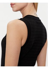 Guess Bluzka Denisa W4GP09 KC790 Czarny Regular Fit. Kolor: czarny. Materiał: bawełna #5