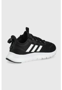 Adidas - adidas buty do biegania Nario Move kolor czarny. Zapięcie: sznurówki. Kolor: czarny. Materiał: materiał, poliester. Szerokość cholewki: normalna