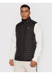 Jack & Jones - Jack&Jones Bezrękawnik Multi 12200684 Czarny Slim Fit. Kolor: czarny. Materiał: syntetyk. Długość rękawa: bez rękawów