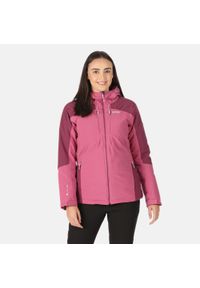 Regatta - Kurtka turystyczna zimowa damska Highton ze stretchem. Kolor: fioletowy. Sezon: zima. Sport: turystyka piesza #1