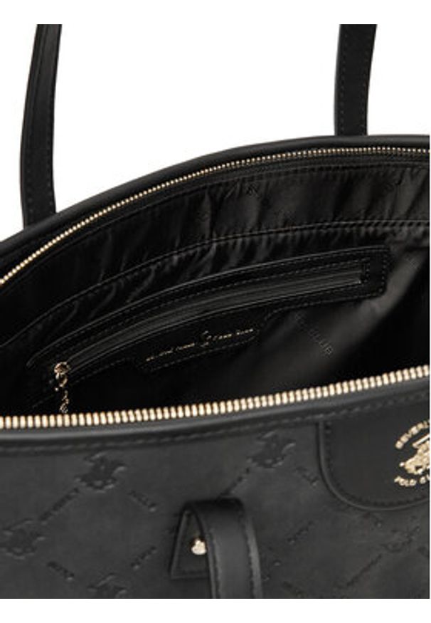 Beverly Hills Polo Club Torebka BHPC-L-005-07 Czarny. Kolor: czarny. Materiał: skórzane