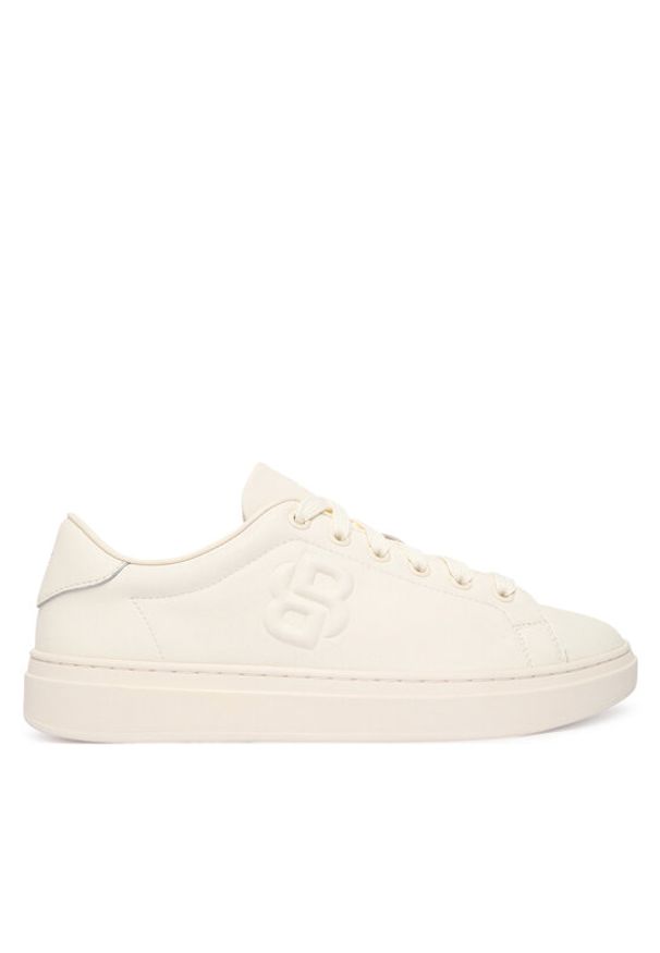 BOSS Sneakersy Kieran 50557926 Biały. Kolor: biały. Materiał: skóra