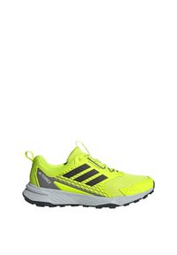 Adidas - Buty Tracefinder Trail Running. Kolor: wielokolorowy, żółty, czarny, brązowy, szary. Materiał: materiał. Sport: bieganie #1