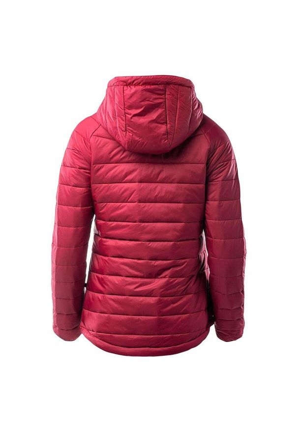 Hi-tec - Kurtka Ocieplana Damska Carson. Kolor: czerwony. Materiał: puch. Sport: turystyka piesza