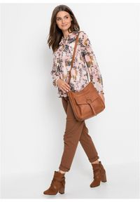 bonprix - Torebka na ramię. Kolor: brązowy. Materiał: skórzane. Styl: elegancki. Rodzaj torebki: na ramię #3