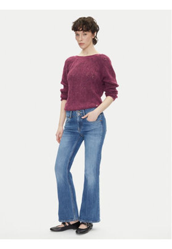 Pepe Jeans Jeansy PL204877 Niebieski Flare Fit. Kolor: niebieski
