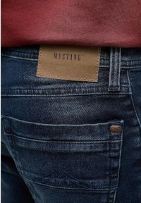 Męskie Spodnie Jeansowe Mustang Style Washington Straight Denim Blue 1014704 5000 882
