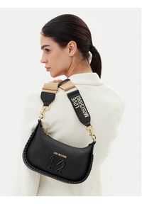 Love Moschino - LOVE MOSCHINO Torebka JC4128PP1MLJ0000 Czarny. Kolor: czarny. Materiał: skórzane