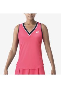 YONEX - Koszulka na ramiączka do tenisa damska Yonex Paris. Materiał: materiał. Długość rękawa: na ramiączkach. Sport: tenis