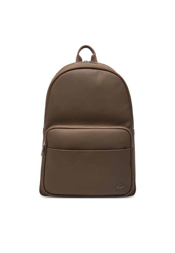 Lacoste Plecak NH4430HC Pomarańczowy. Kolor: pomarańczowy. Materiał: skóra