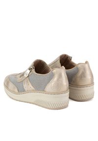 Rieker Półbuty 48760-60 Beżowy. Kolor: beżowy. Materiał: syntetyk, materiał #6
