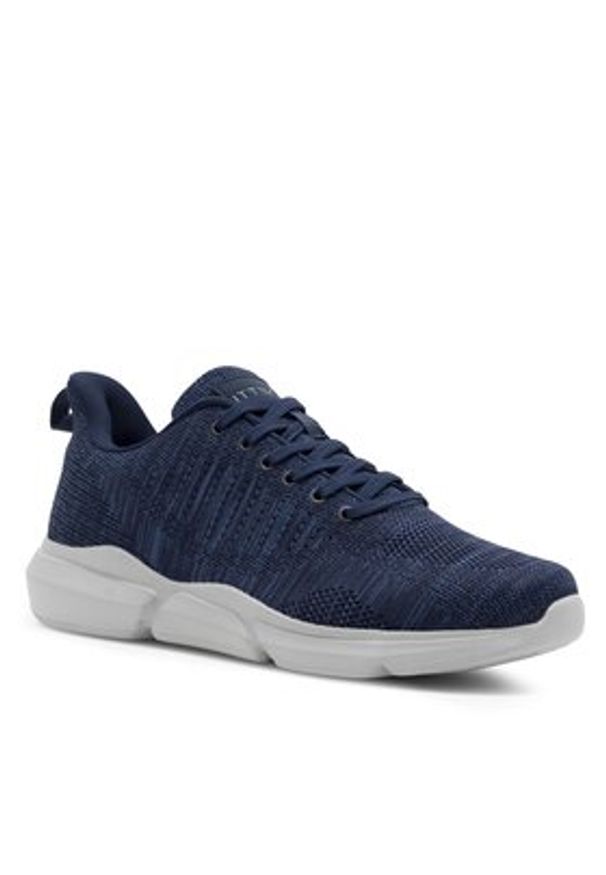 Lanetti Sneakersy MP07-21807-01 Granatowy. Kolor: niebieski. Materiał: materiał