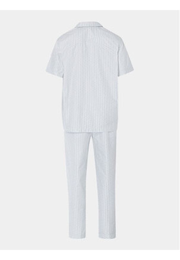 Hanro Piżama 75766 Biały Regular Fit. Kolor: biały. Materiał: bawełna