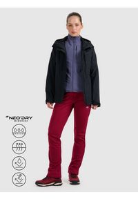 4f - 4F Kurtka trekkingowa membrana 10000 damska - czarna XS. Kolor: czarny. Materiał: materiał, tkanina. Długość rękawa: raglanowy rękaw. Technologia: Primaloft. Sezon: zima. Sport: turystyka piesza, wspinaczka #2