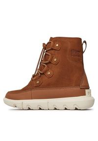 sorel - Sorel Śniegowce Youth Sorel Explorer™ Lace Wp NY4897-242 Brązowy. Kolor: brązowy