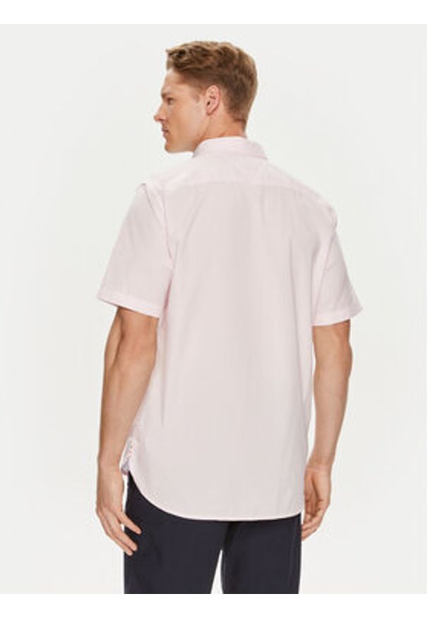 TOMMY HILFIGER - Tommy Hilfiger Koszula MW0MW33809 Różowy Regular Fit. Kolor: różowy. Materiał: bawełna