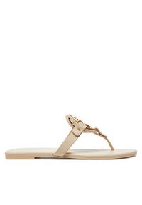 Tory Burch Japonki Miller 136593 Écru. Materiał: skóra #4