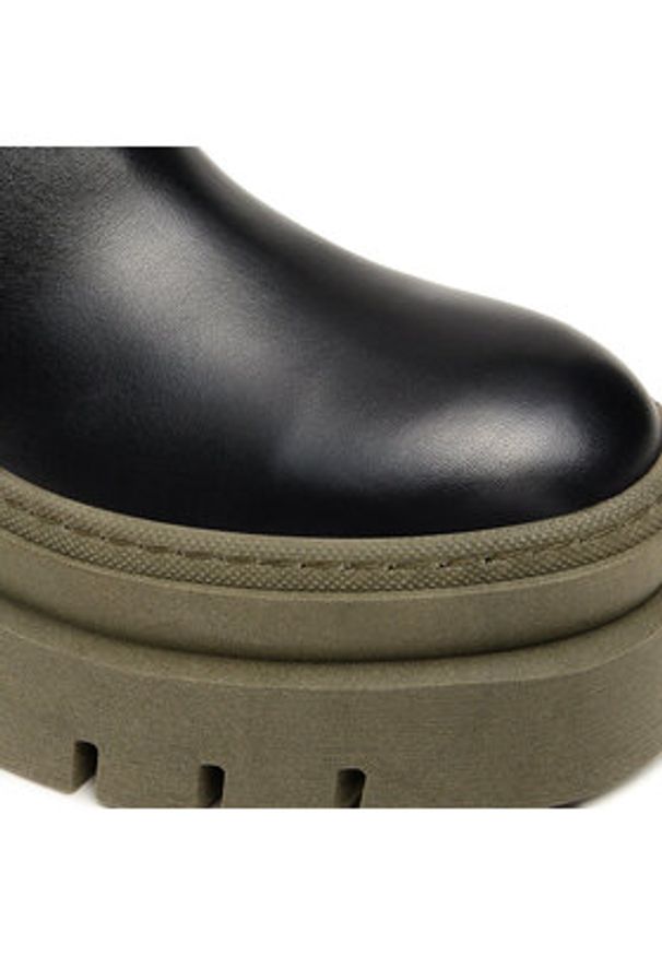 Badura Sztyblety 8118-04 Czarny. Kolor: czarny. Materiał: skóra