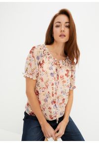 bonprix - Bluzka tunikowa. Kolor: różowy #1