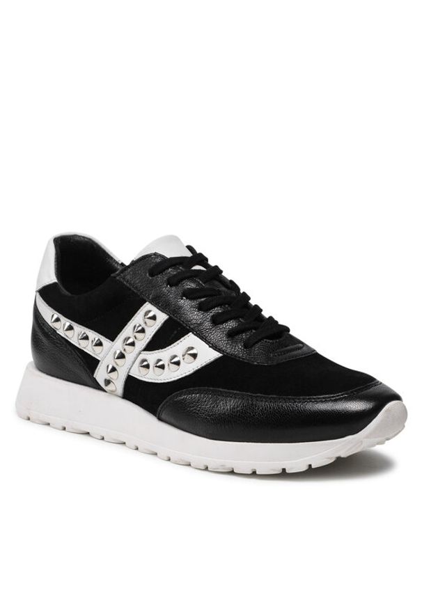 Sergio Bardi Sneakersy WI16-SAUCO-05SB Czarny. Kolor: czarny. Materiał: skóra