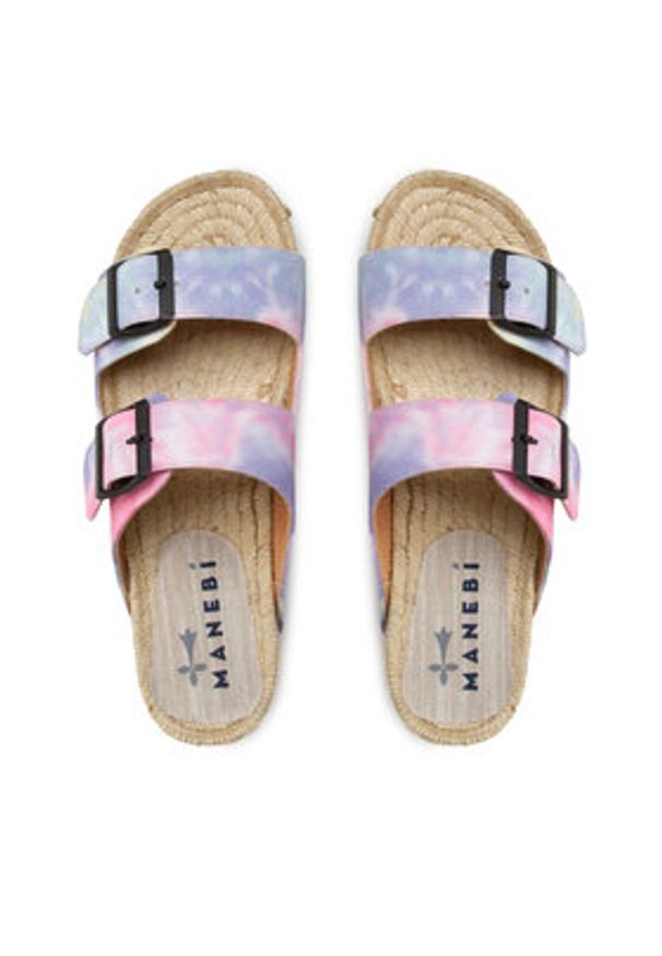 Manebi Espadryle Nordic Sandals T 2.2 R0 Fioletowy. Kolor: fioletowy. Materiał: materiał