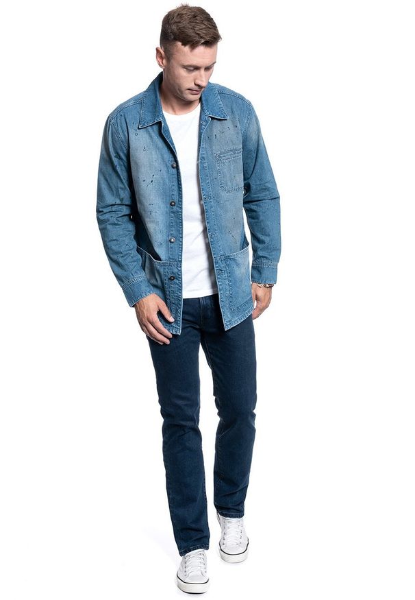 Mustang - MĘSKA KURTKA JEANSOWA MUSTANG Corrado 1009086. Materiał: jeans