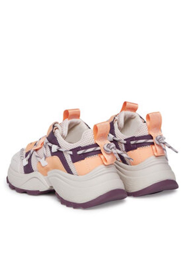 Steve Madden Sneakersy Tazmania SM11002419 Beżowy. Kolor: beżowy. Materiał: materiał