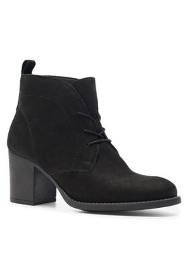 Lasocki Trzewiki WI23-RUTH-04 Czarny. Kolor: czarny. Materiał: nubuk, skóra